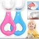 360 Degrees Kid's U-Shaped Silicone Toothbrush for Toddlers & Infants