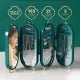 Foldable Earring Holder Jewelry Organizer Box with Mirror, 4-Layer Dustproof Display Stand